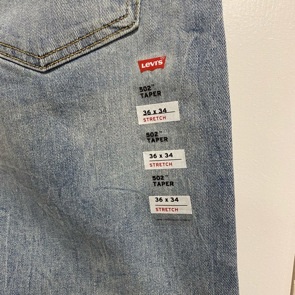 Levi’s Men’s Stretch 502 Taper Jeans 36 x 34 NWT - Picture 9 of 13